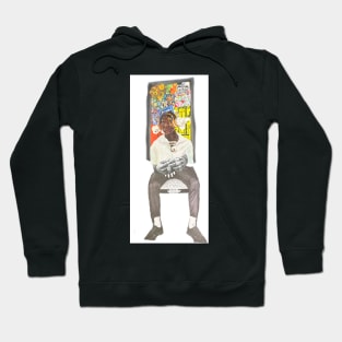 Gentleman's Pose 2 - full scale Hoodie